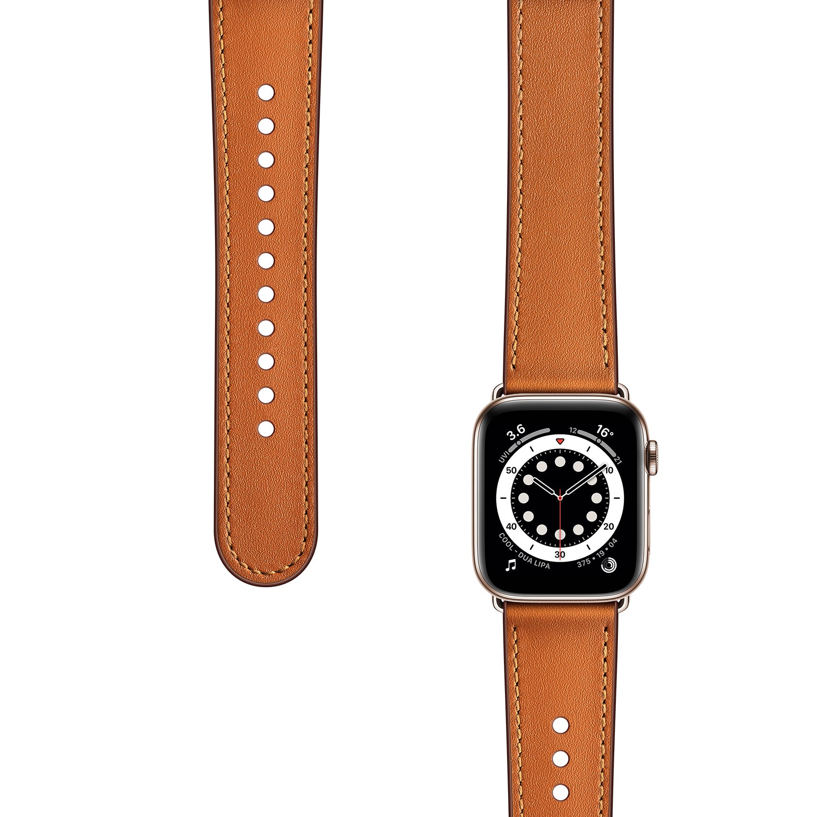 Personalized Leather Apple Watch Band