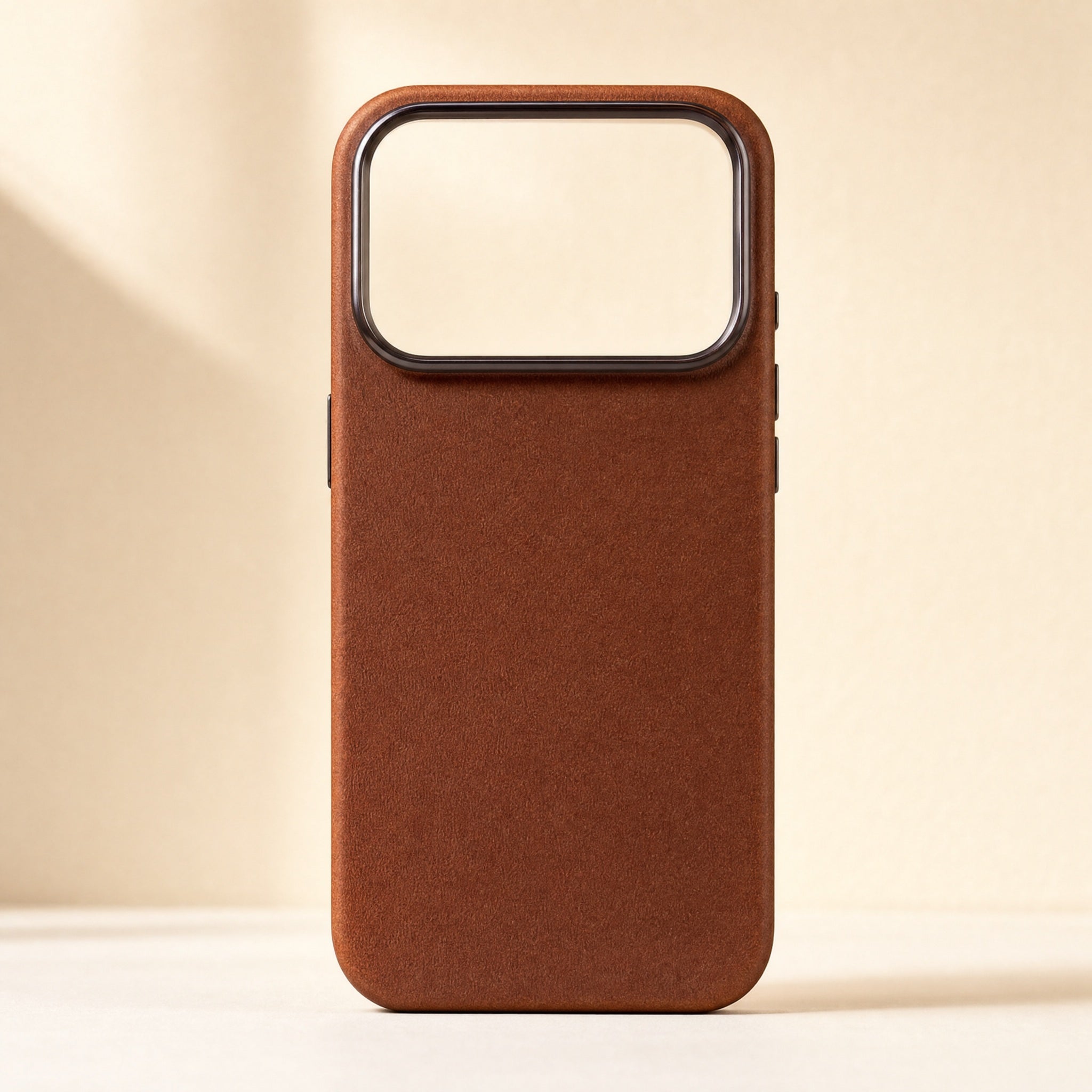 Leather iPhone 17 Pro Case – Brown